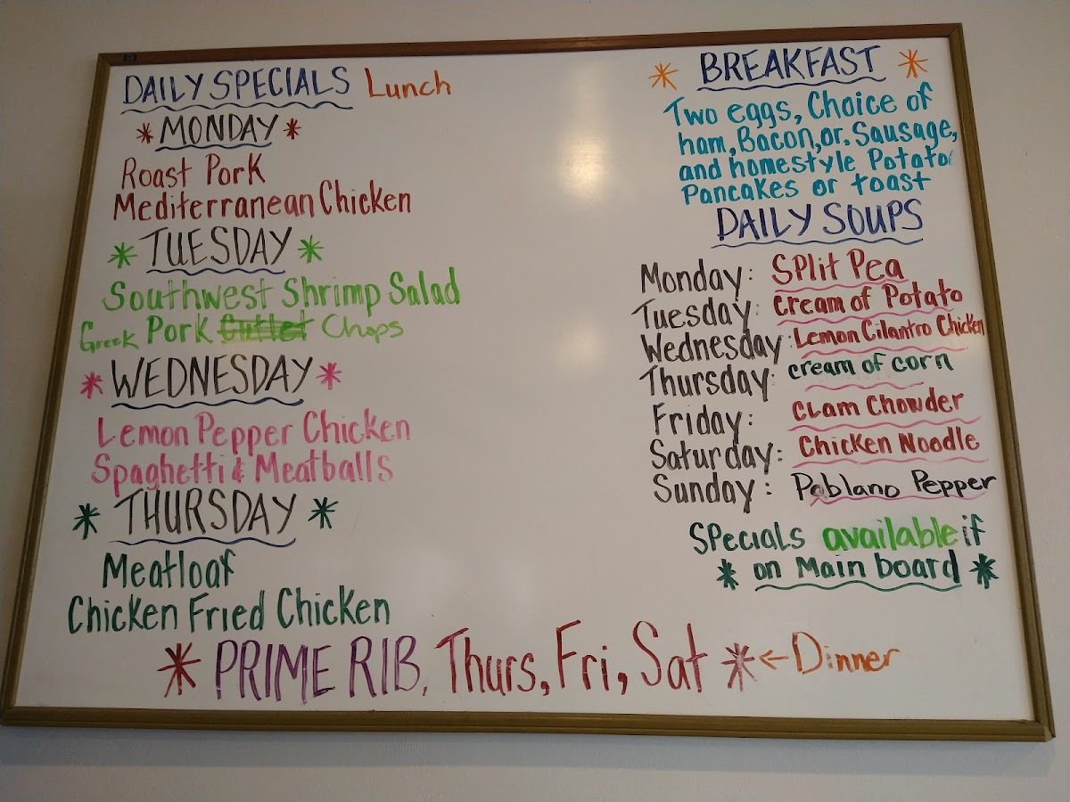 Jim's Family Restaurant Menu - Image 2